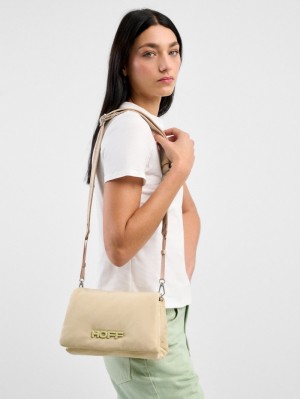 Beige HOFF Nylon Everest Shoulder Bag Women's Bags Ireland | G8B-6619