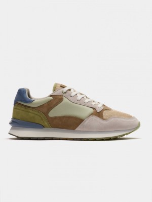 Beige / Olive HOFF Baku Men's Trainers Ireland | H0M-1790