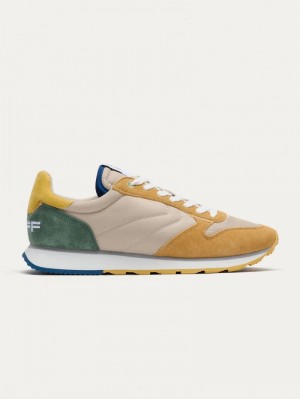 Beige / Yellow HOFF Eretria Men's Trainers Ireland | K1F-4833