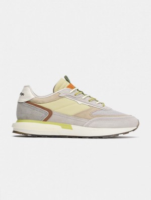 Beige / Yellow HOFF Tian Men's Trainers Ireland | F5H-4576