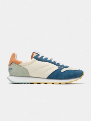 Blue / Beige HOFF Pergamon Men's Trainers Ireland | M1C-9241