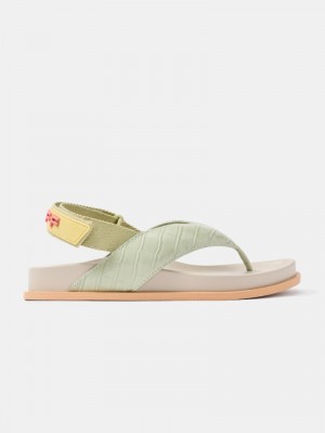 Khaki HOFF Manacor Women's Sandals Ireland | N0E-7970