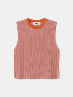 Pink HOFF Knit Women's Tops Ireland | M1N-9684