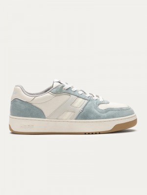 White / Blue HOFF Wien Mitte Men's Trainers Ireland | J0L-0504