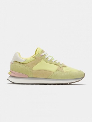 Yellow HOFF Clearwater Women's Trainers Ireland | R5U-8179