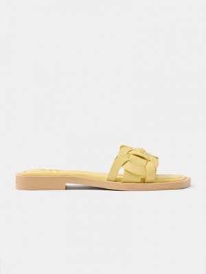 Yellow HOFF San Remo Women's Sandals Ireland | B3K-9457