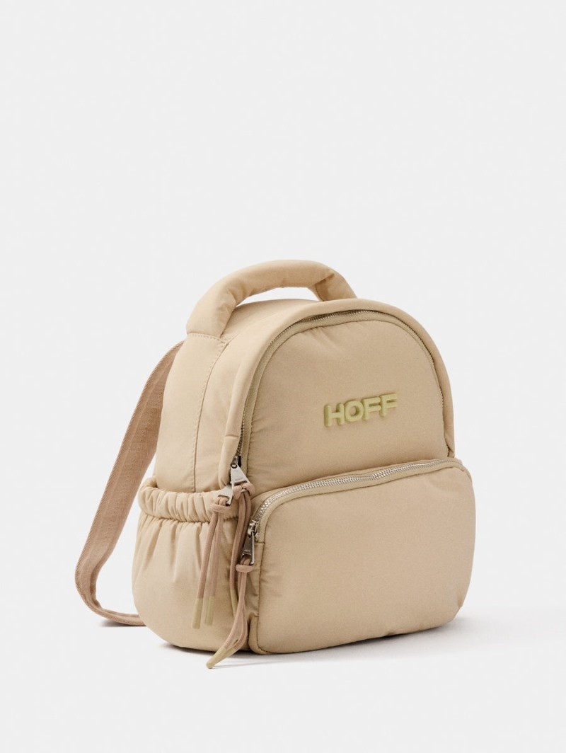 Beige HOFF Nuptse Backpack Women's Bags Ireland | I9X-4890