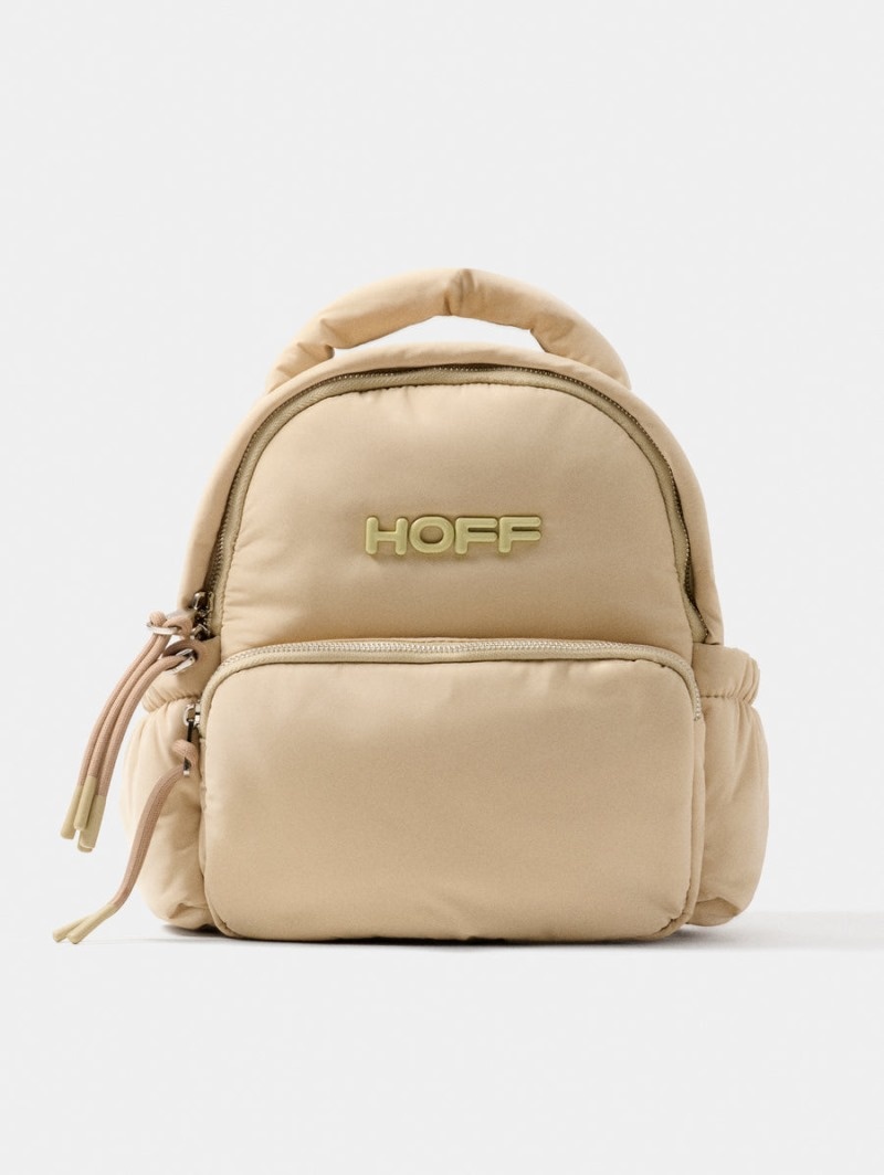 Beige HOFF Nuptse Backpack Women\'s Bags Ireland | I9X-4890