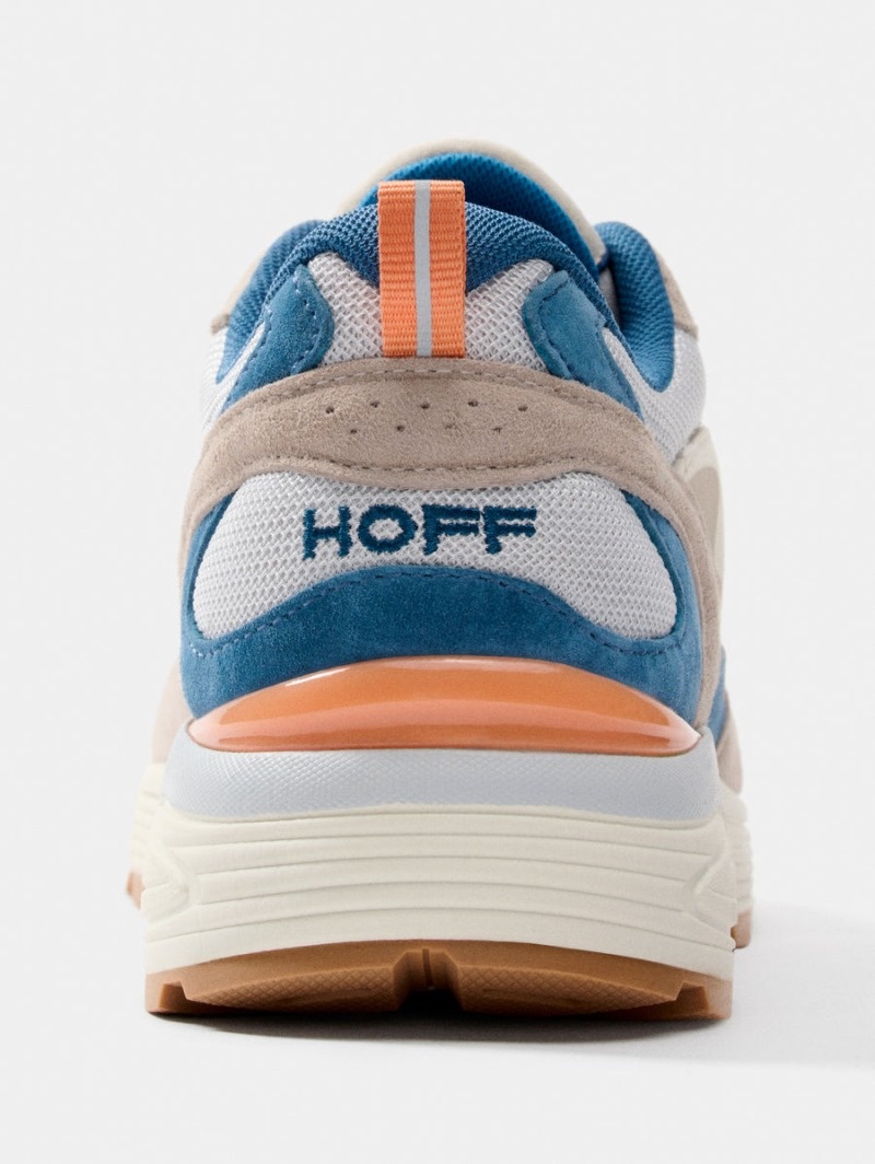 Beige / Blue HOFF Indiana Men's Trainers Ireland | Z2I-9762