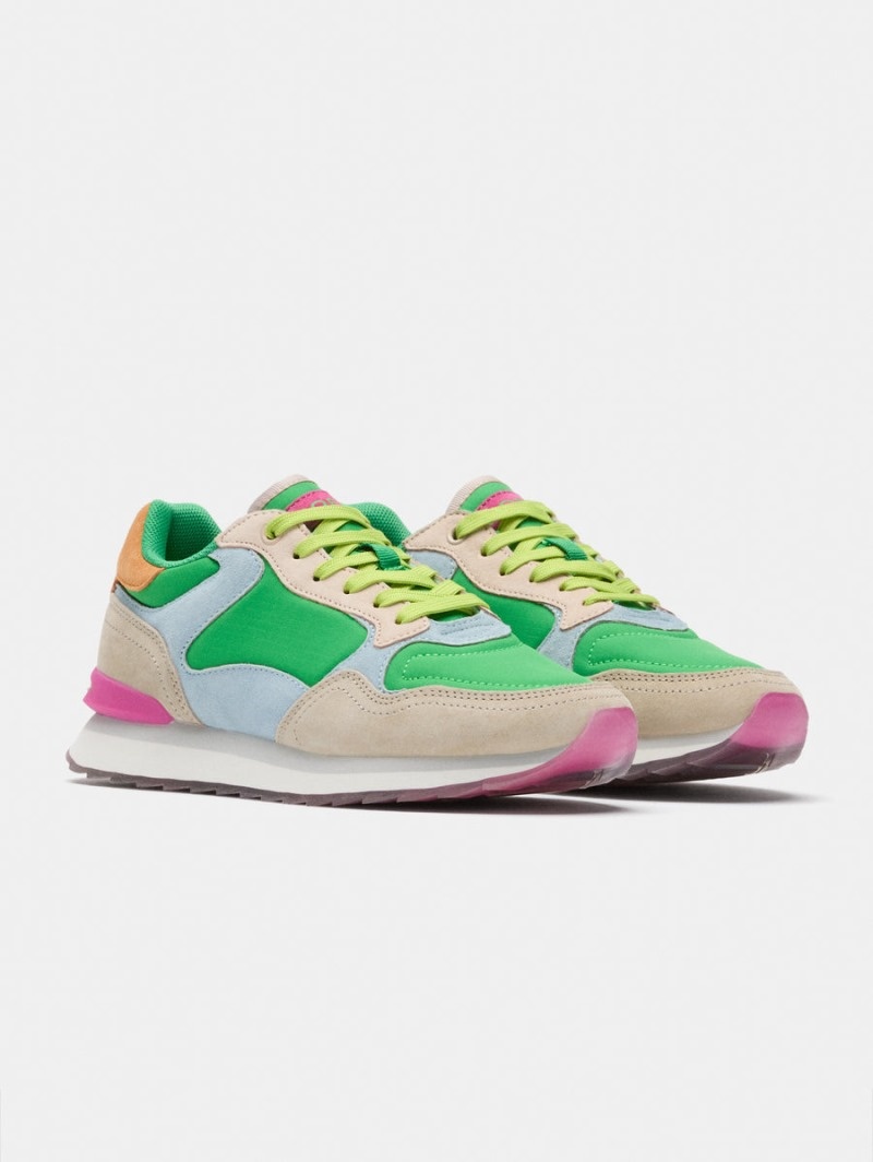 Beige / Green HOFF Gold Coast Women's Trainers Ireland | Z8C-2034