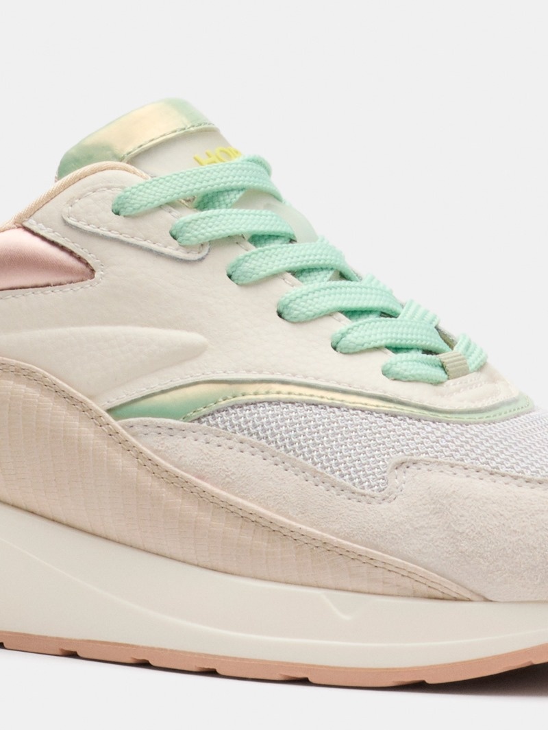 Beige / Light Green HOFF Pantheon Women's Trainers Ireland | I7T-7560