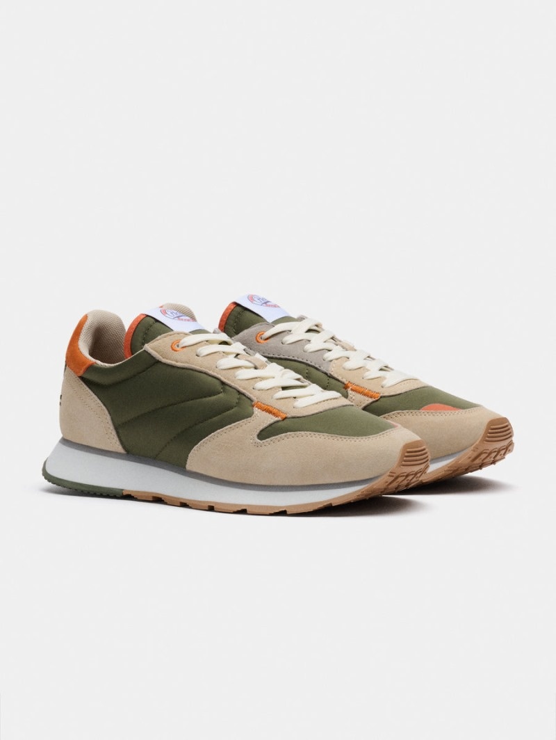 Beige / Olive HOFF Rhodes Men's Trainers Ireland | P2N-2341