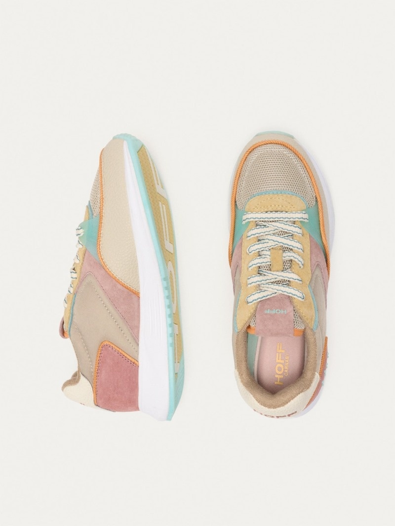 Beige / Pink HOFF Carnaby Women's Trainers Ireland | W6R-1518