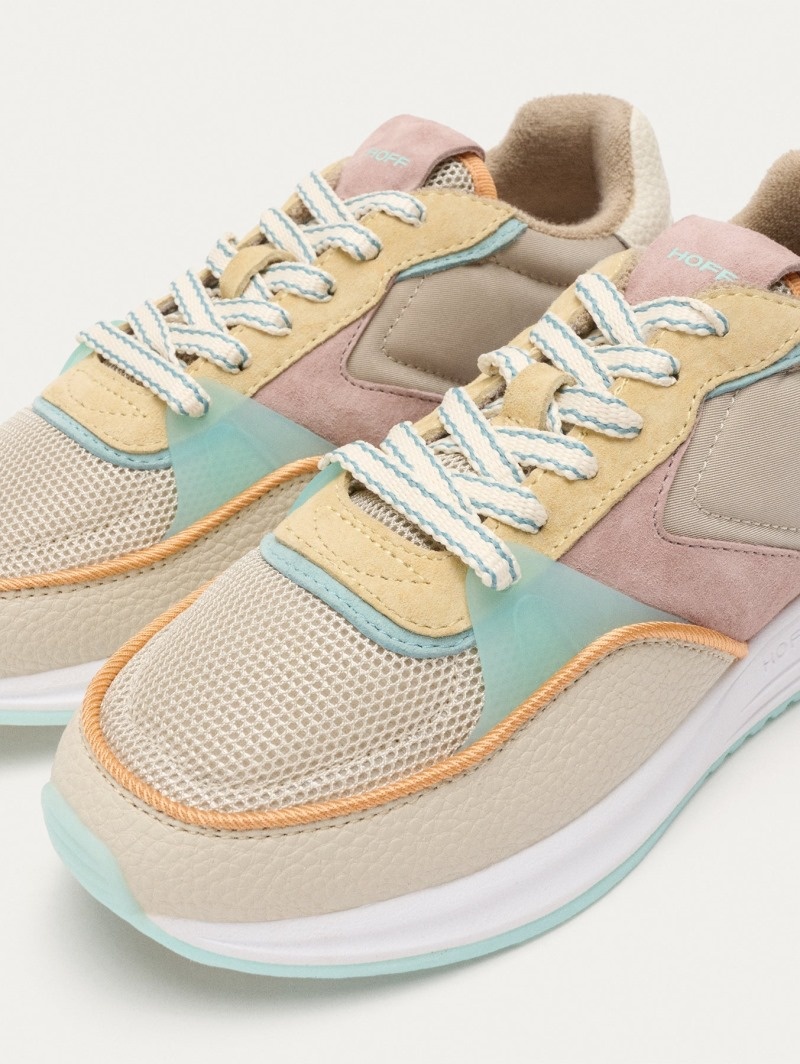 Beige / Pink HOFF Carnaby Women's Trainers Ireland | W6R-1518