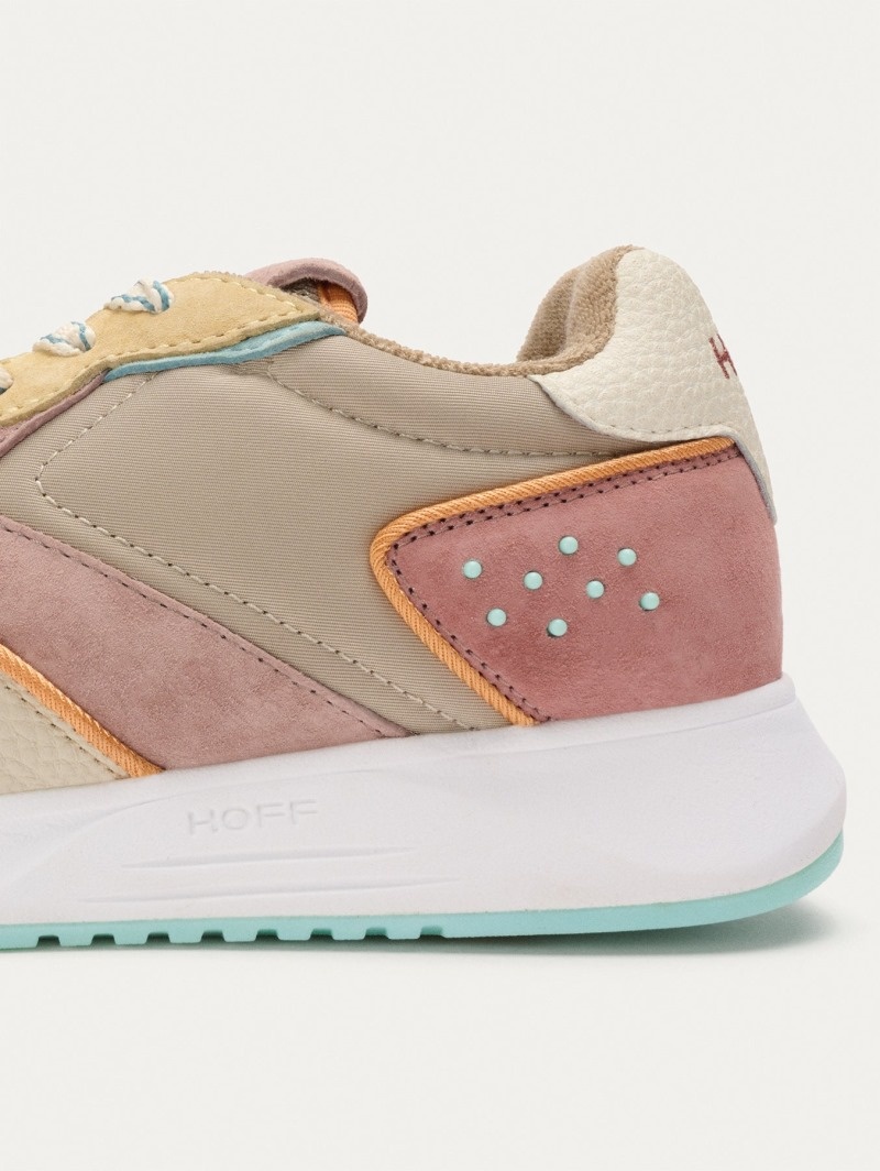 Beige / Pink HOFF Carnaby Women's Trainers Ireland | W6R-1518