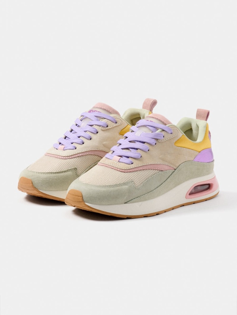 Beige / Purple HOFF Parthenon Women's Trainers Ireland | L2L-7858