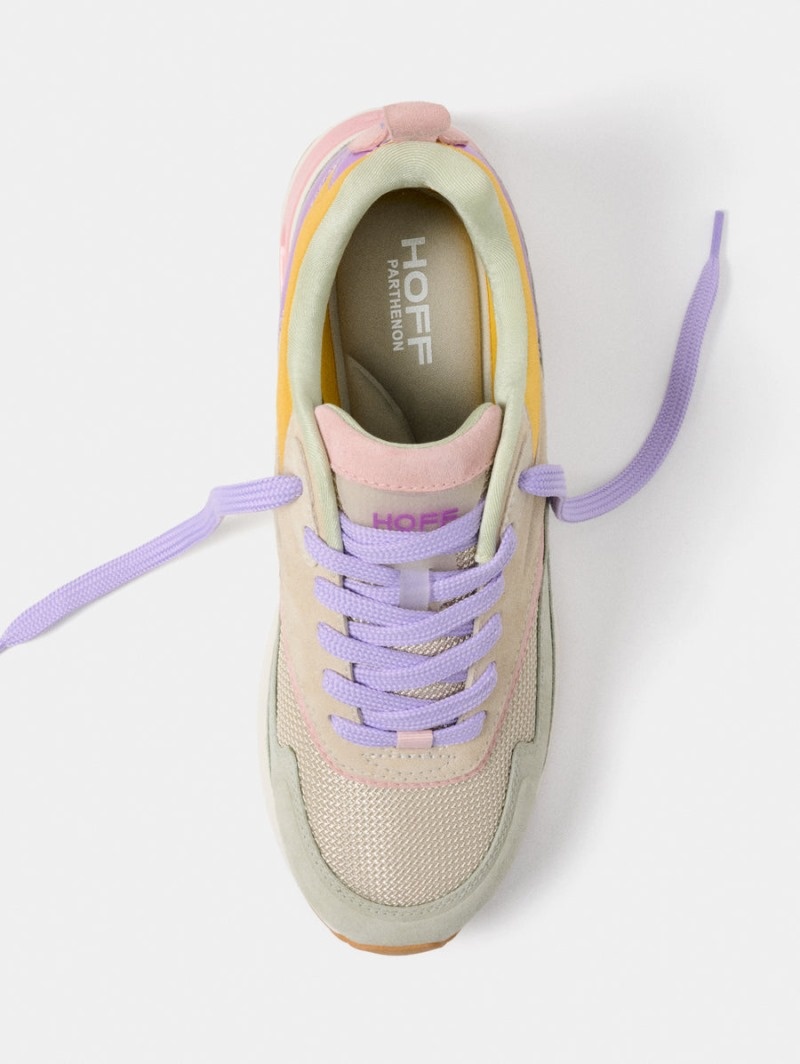 Beige / Purple HOFF Parthenon Women's Trainers Ireland | L2L-7858