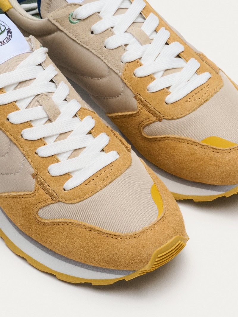 Beige / Yellow HOFF Eretria Men's Trainers Ireland | K1F-4833