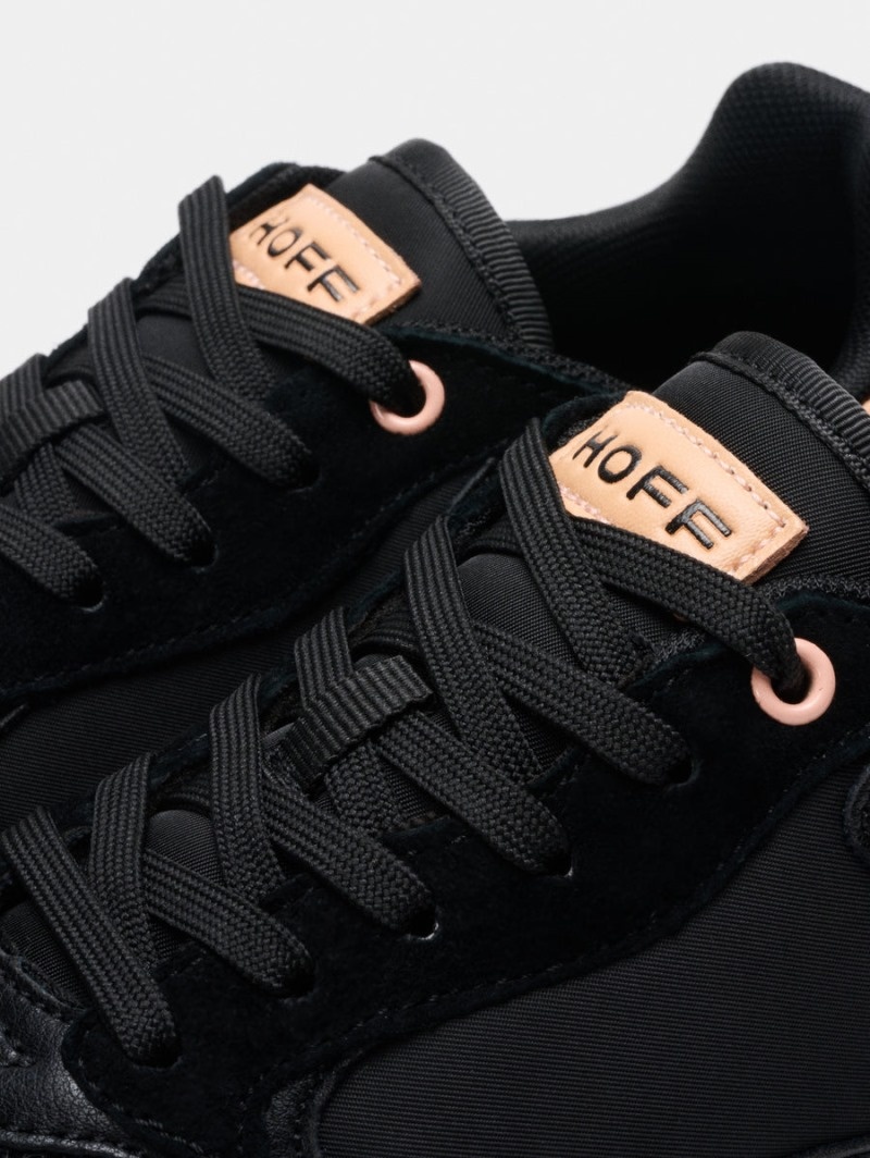 Black HOFF New York Women's Trainers Ireland | R4K-8850