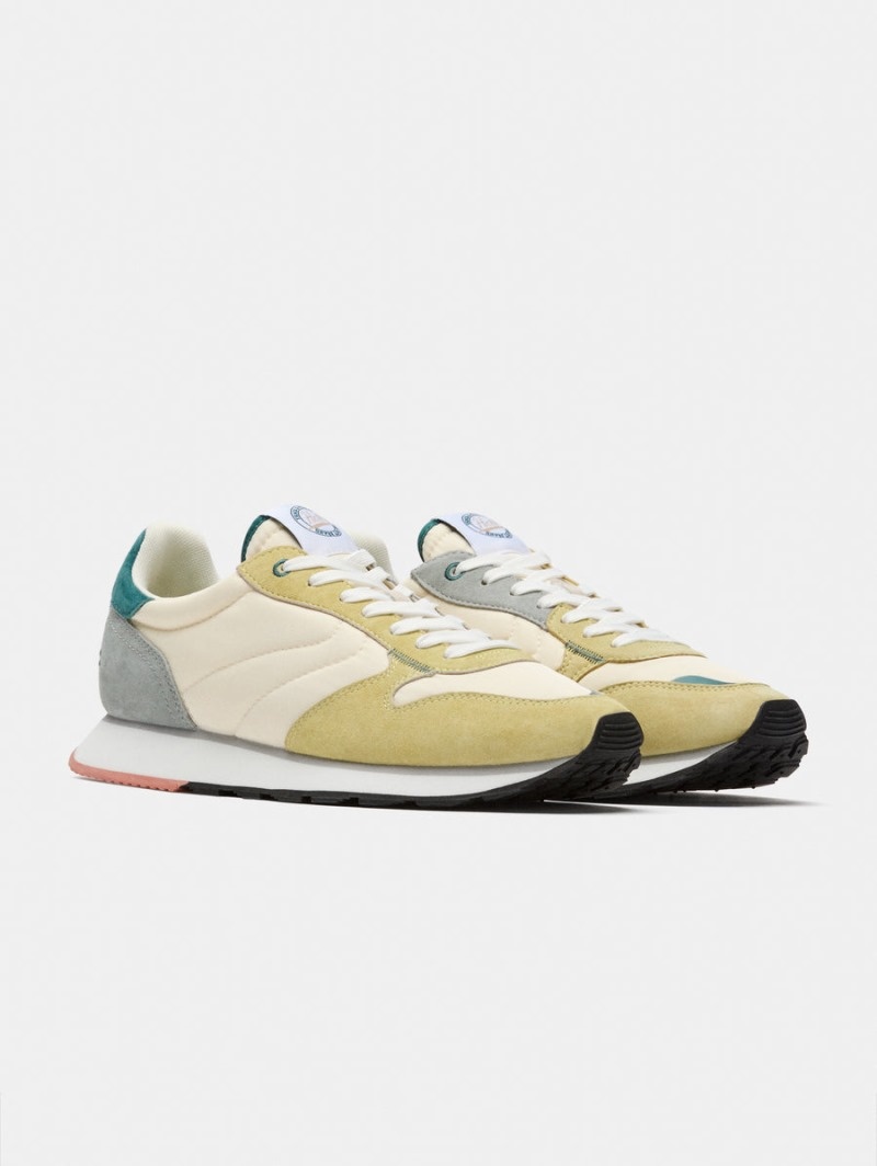 Cream / Yellow HOFF Ephesus Men's Trainers Ireland | G1Z-4735