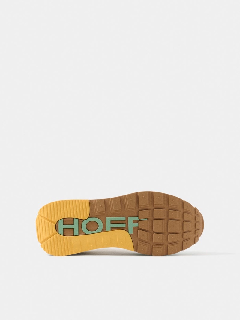 Green / Beige HOFF Sicyon Men's Trainers Ireland | F8Y-2581