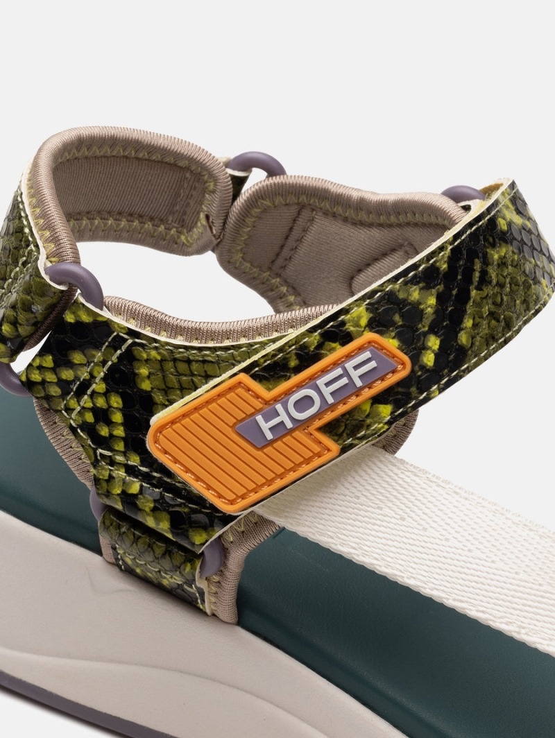 Green / Orange HOFF Keros Sport Women's Sandals Ireland | S6X-6111