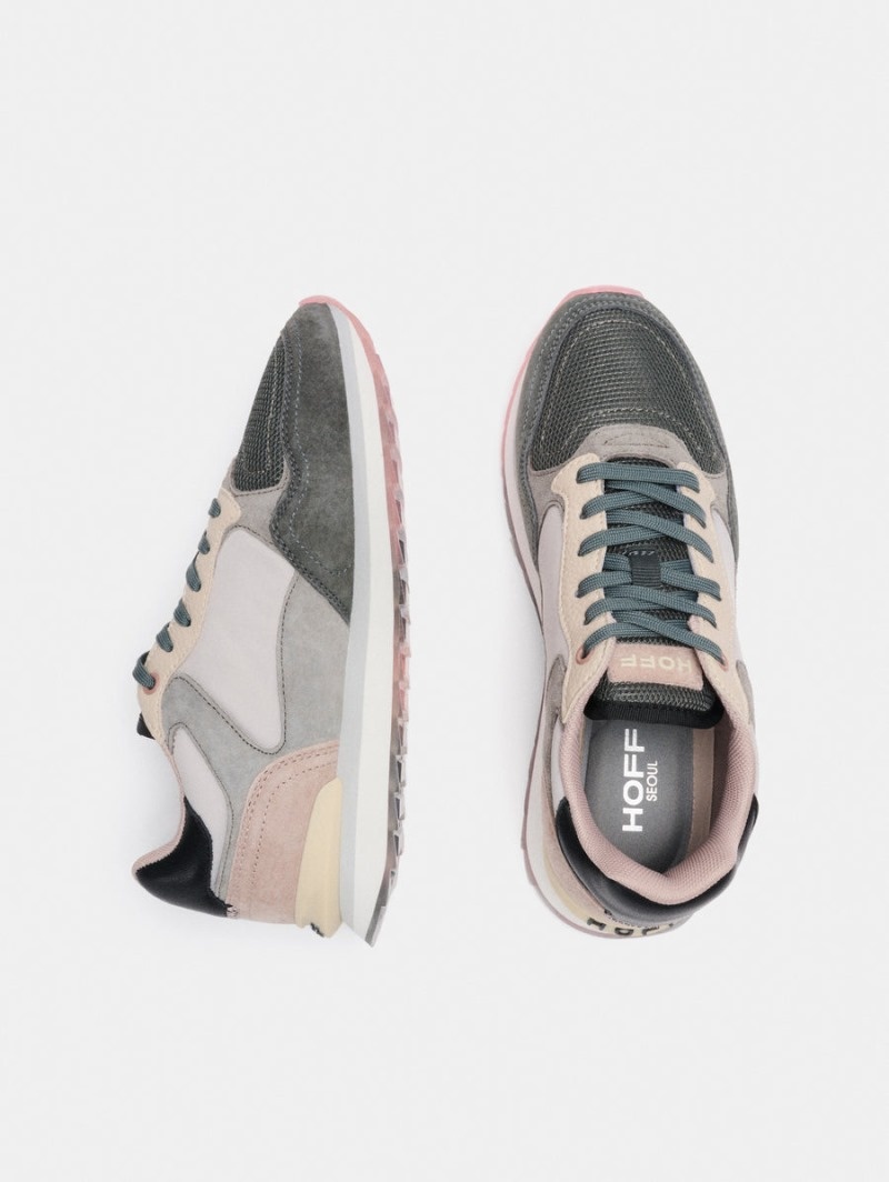 Grey / Pink HOFF Seoul Women's Trainers Ireland | G3Y-8416