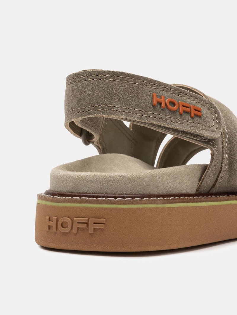 Khaki HOFF Road Women's Sandals Ireland | H1V-1029