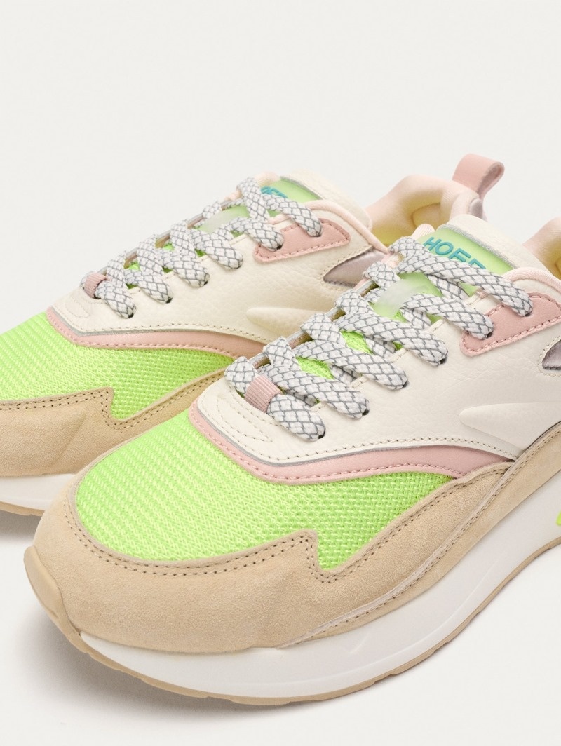 Light Green / Beige HOFF Bayfront Women's Trainers Ireland | L1H-2159