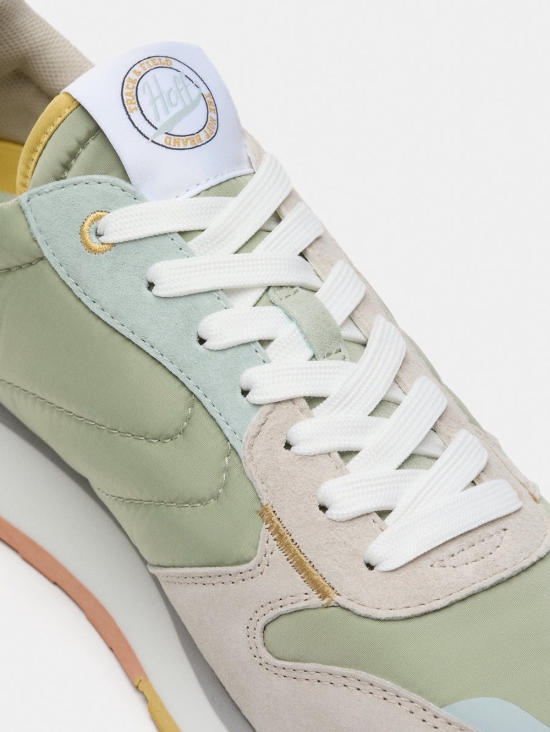 Light Green / Beige HOFF Marathon Men's Trainers Ireland | S1M-2555