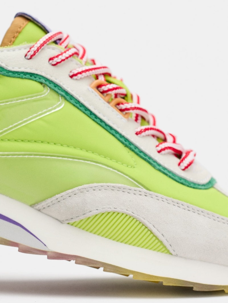 Light Green / Purple HOFF Persimmon Women's Trainers Ireland | O2I-7451