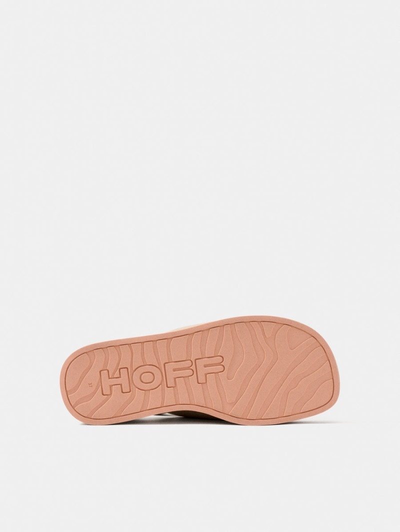 Off White HOFF Mahon Wedge Women's Sandals Ireland | A9Z-4222