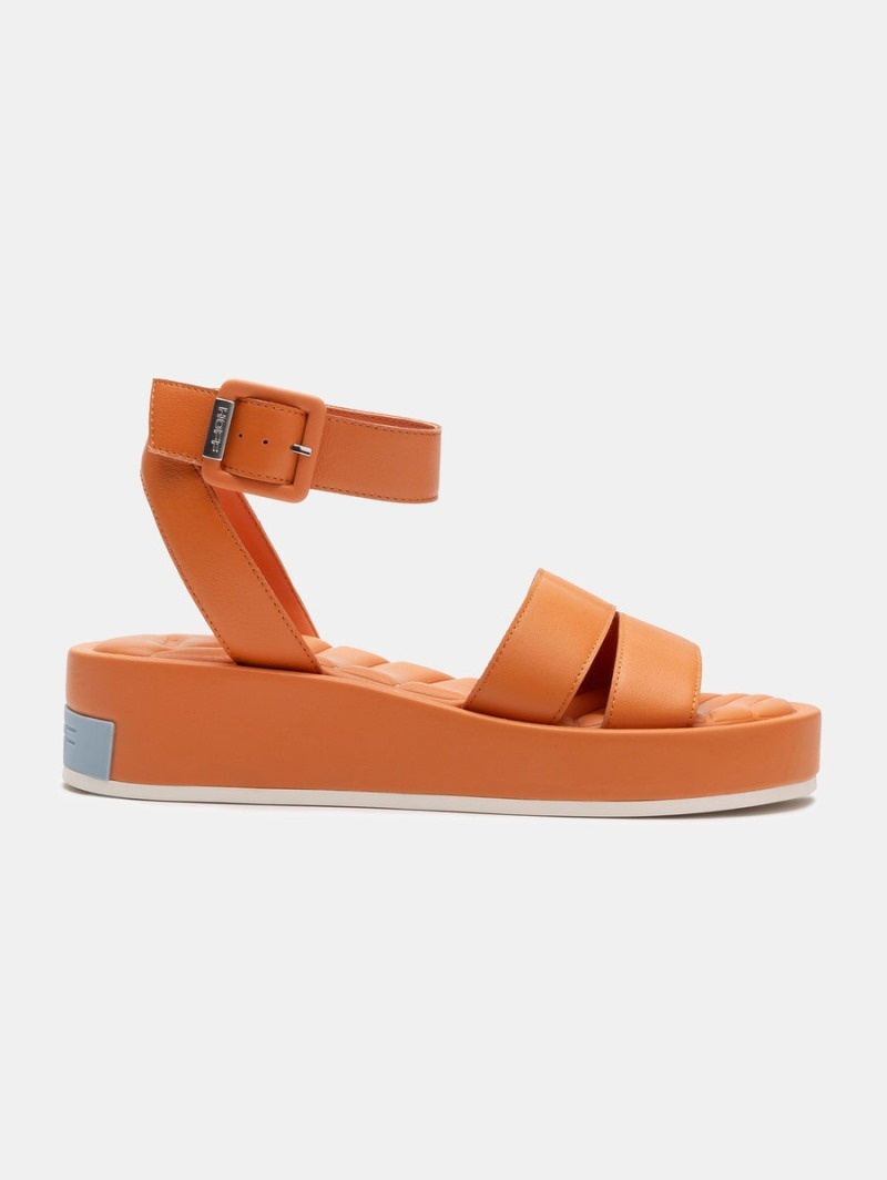 Orange HOFF Strips Town Women\'s Sandals Ireland | O3B-9399