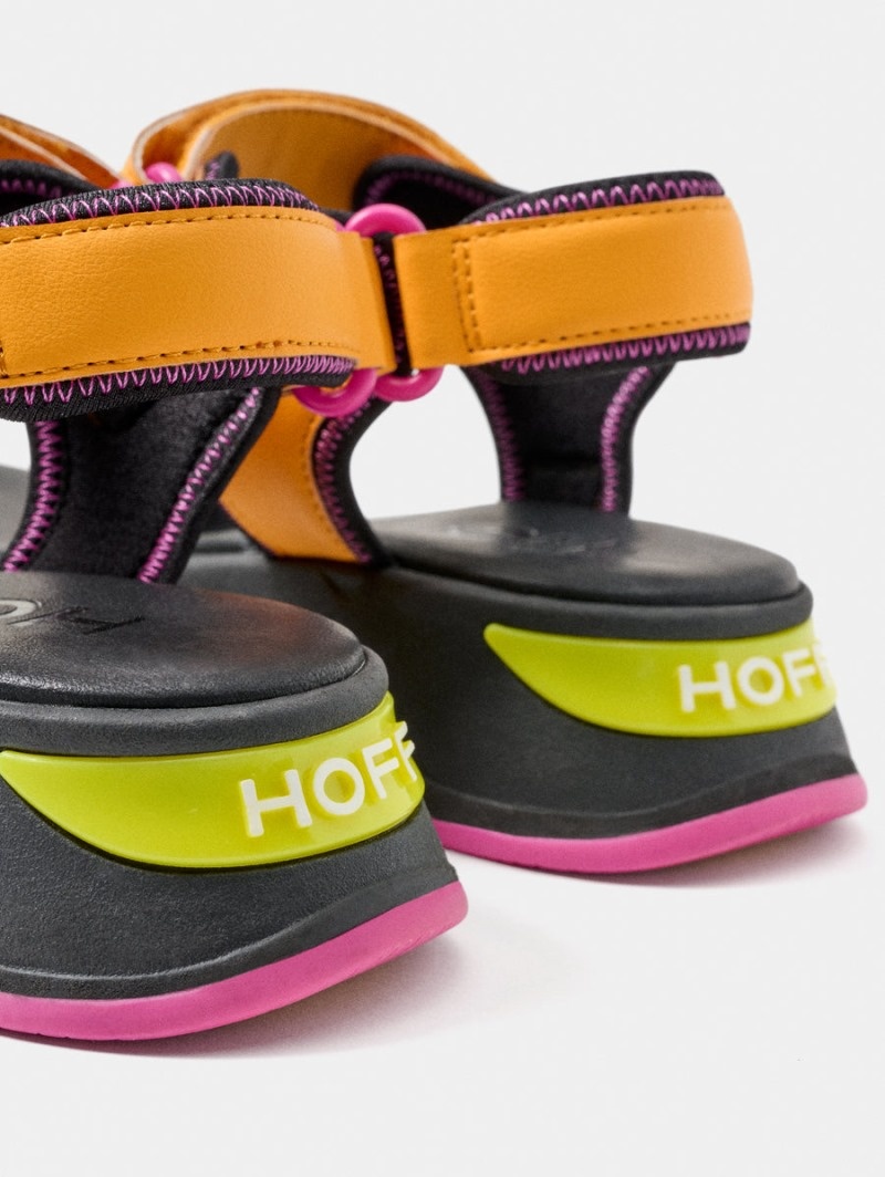 Orange / Yellow HOFF Samos Sport Women's Sandals Ireland | O5W-6966