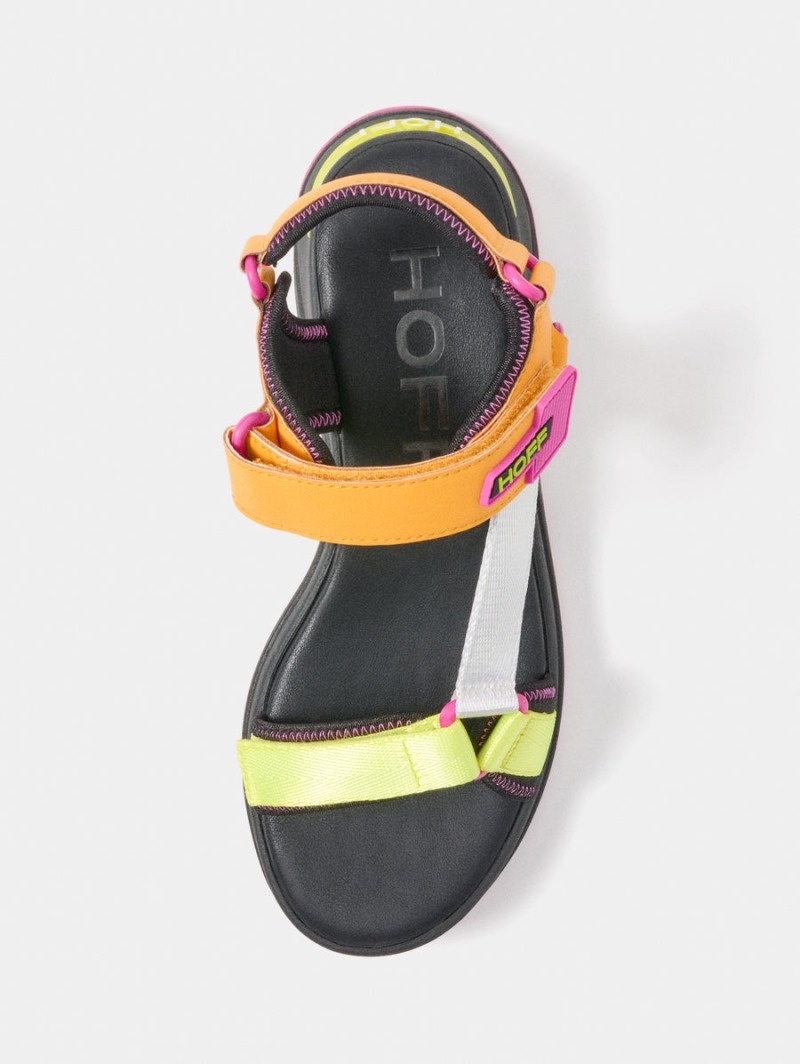 Orange / Yellow HOFF Samos Sport Women's Sandals Ireland | O5W-6966