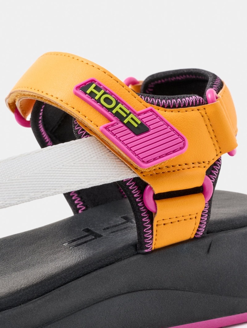 Orange / Yellow HOFF Samos Sport Women's Sandals Ireland | O5W-6966