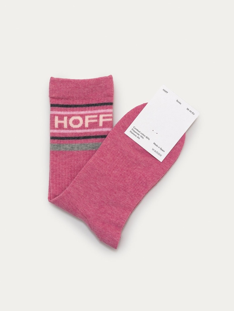 Pink HOFF Breast Cancer Day Socks Women's Accessories Ireland | N5D-4226