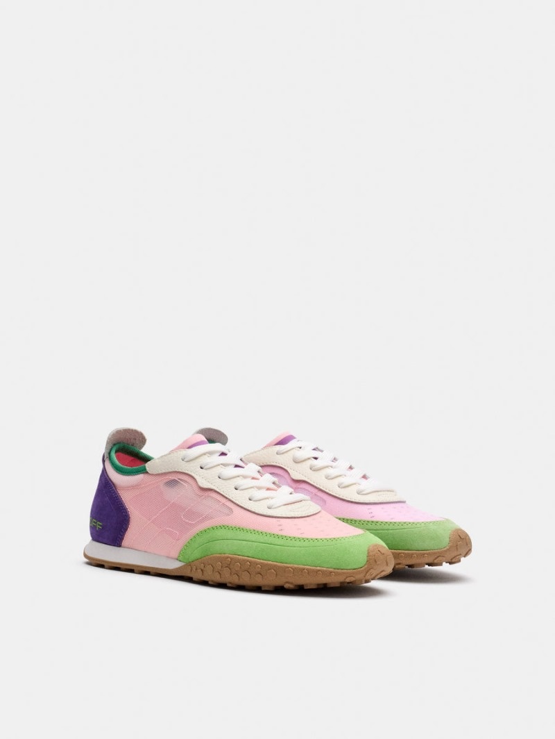 Pink / Green HOFF Pelican Women's Trainers Ireland | P7T-9990