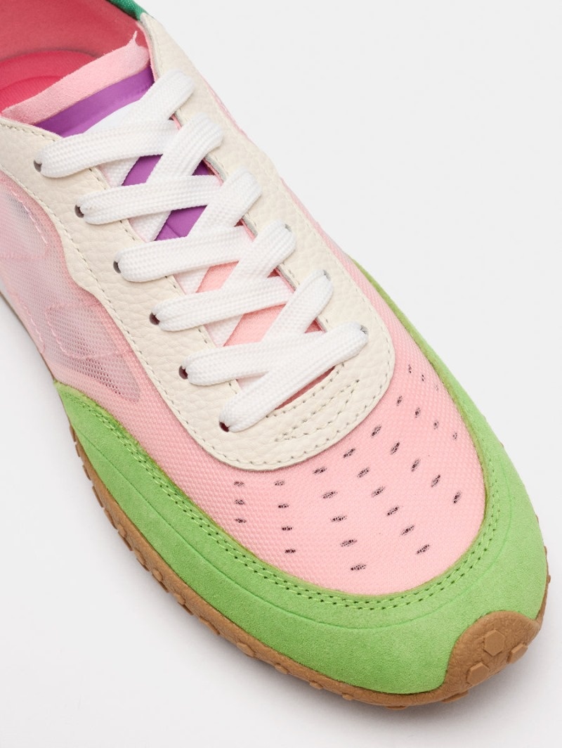 Pink / Green HOFF Pelican Women's Trainers Ireland | P7T-9990