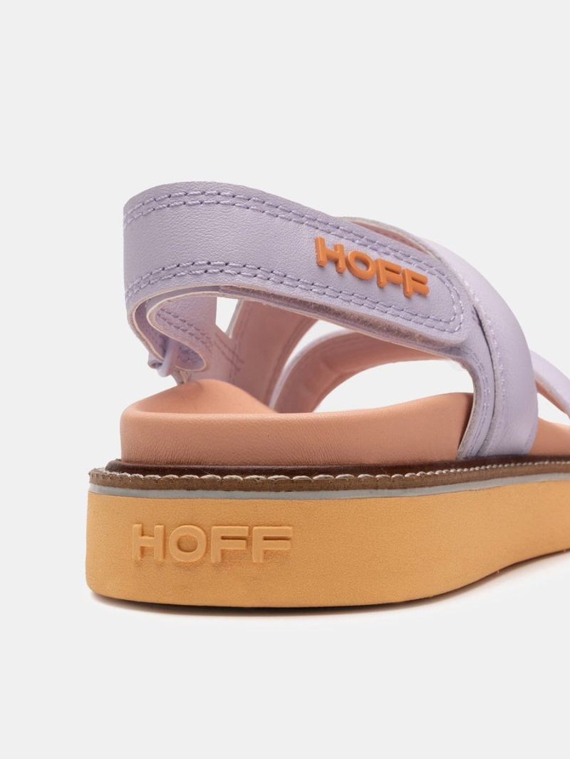 Purple HOFF Leather Road Women's Sandals Ireland | M4O-0272