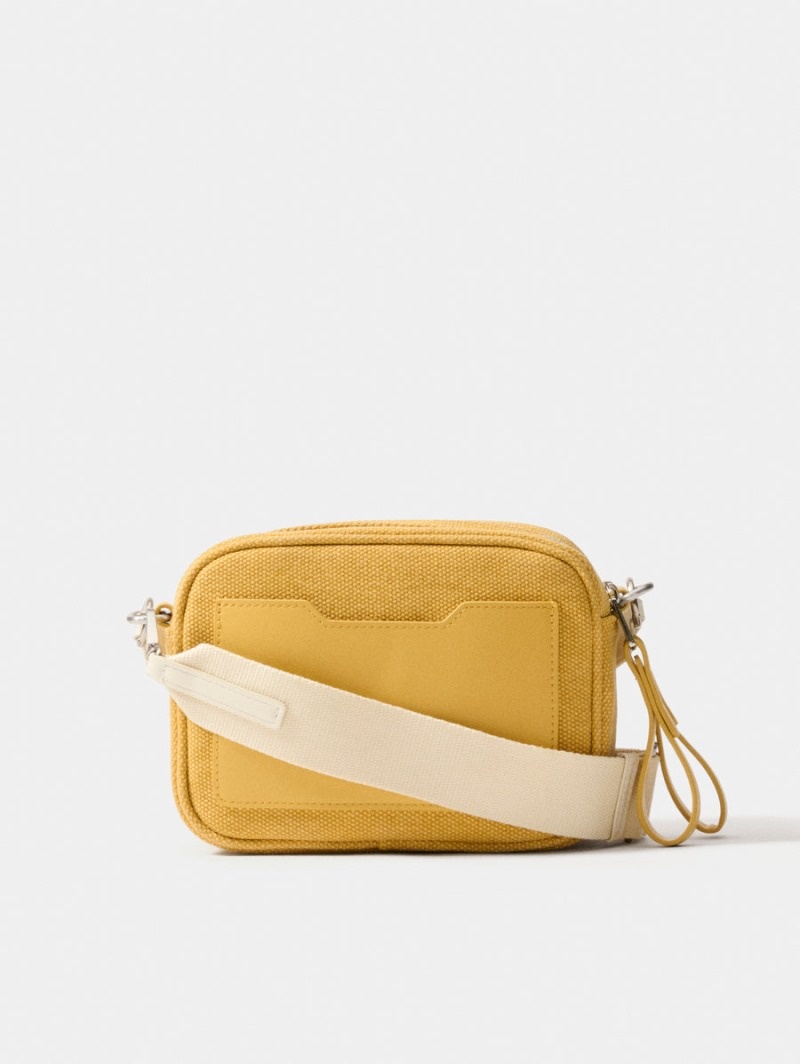 Yellow HOFF Canvas Cannes Crossbody Women's Bags Ireland | U6E-3932