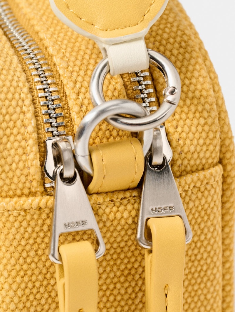 Yellow HOFF Canvas Cannes Crossbody Women's Bags Ireland | U6E-3932