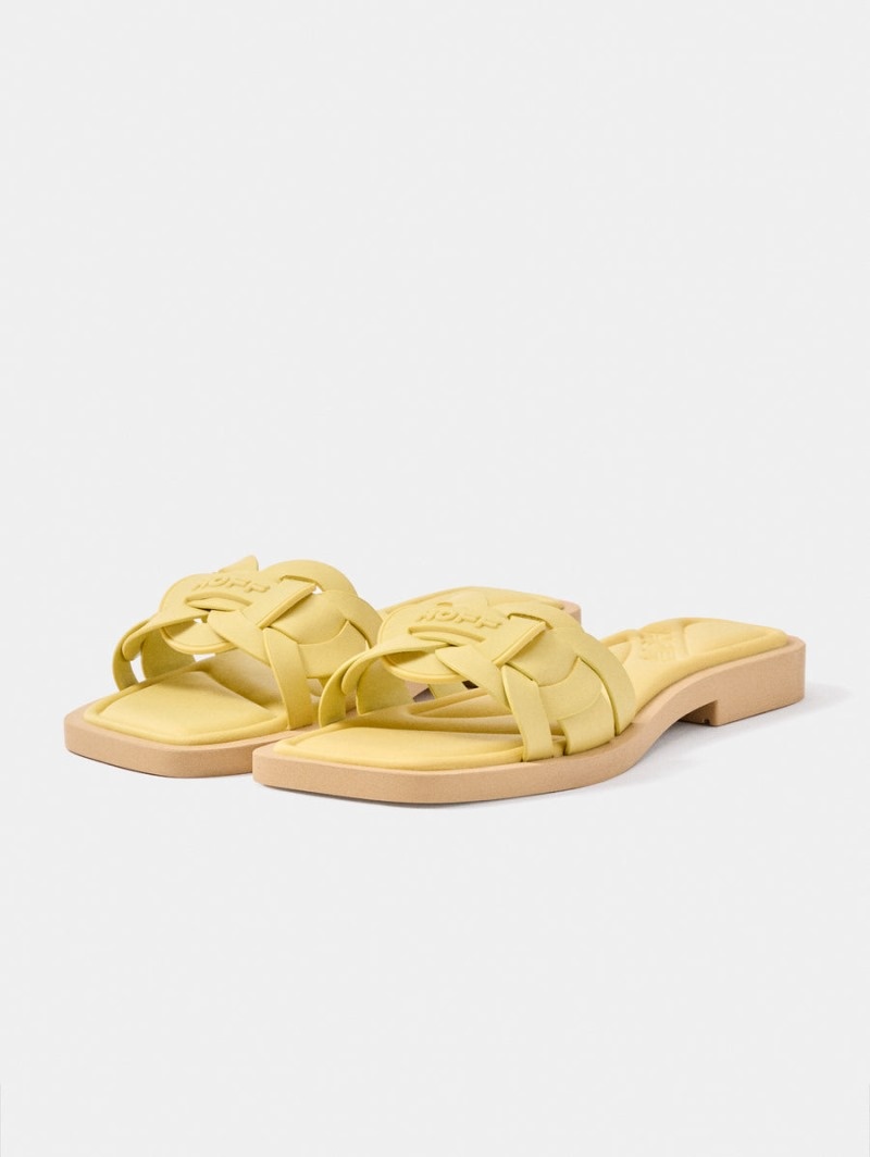 Yellow HOFF San Remo Women's Sandals Ireland | B3K-9457