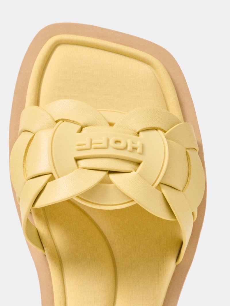 Yellow HOFF San Remo Women's Sandals Ireland | B3K-9457