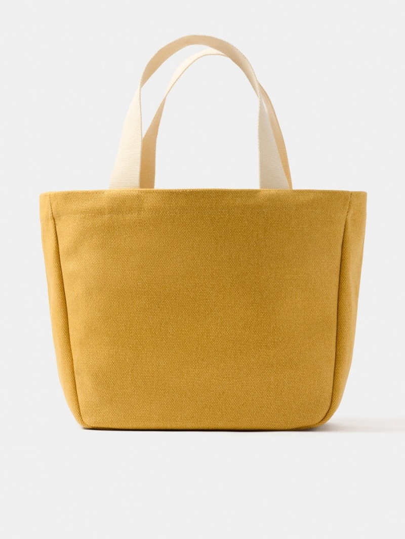 Yellow HOFF Shopper Canvas Calanques Women's Bags Ireland | M3E-3974