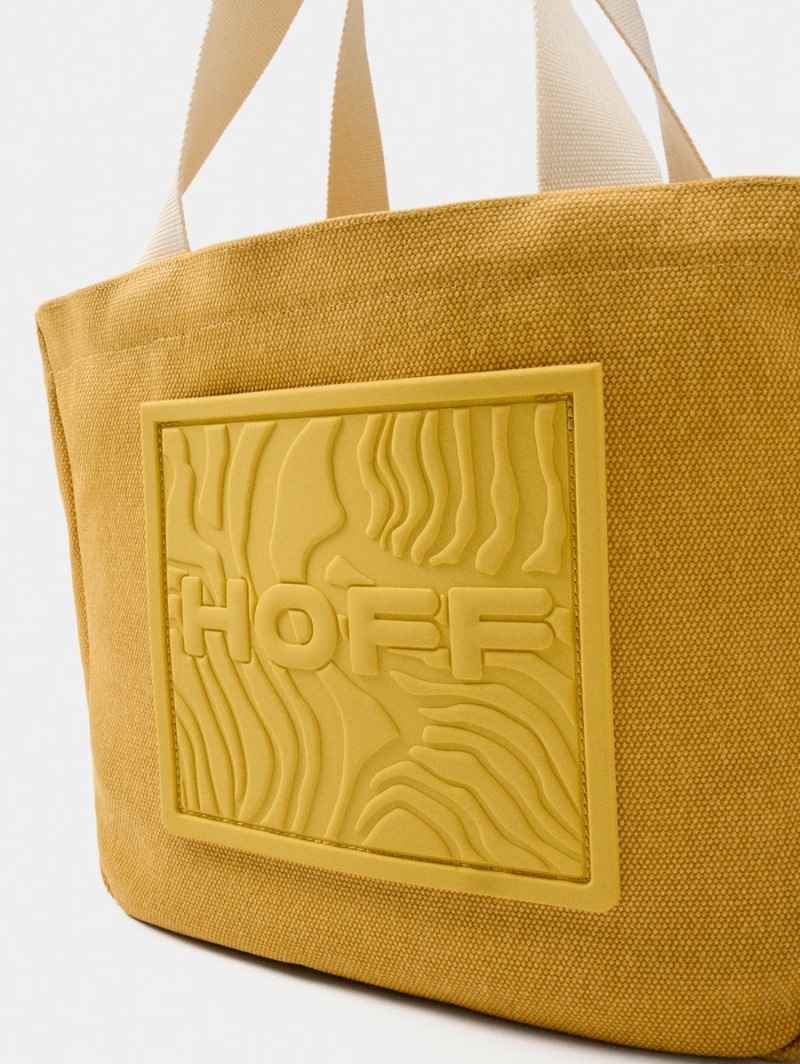 Yellow HOFF Shopper Canvas Calanques Women's Bags Ireland | M3E-3974