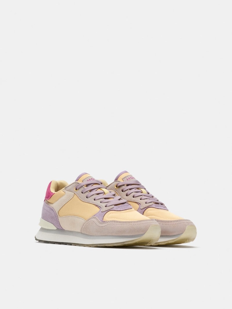 Yellow / Purple HOFF Galveston Women's Trainers Ireland | D2N-7500