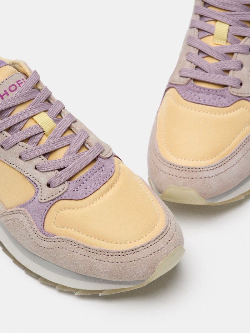 Yellow / Purple HOFF Galveston Women's Trainers Ireland | D2N-7500